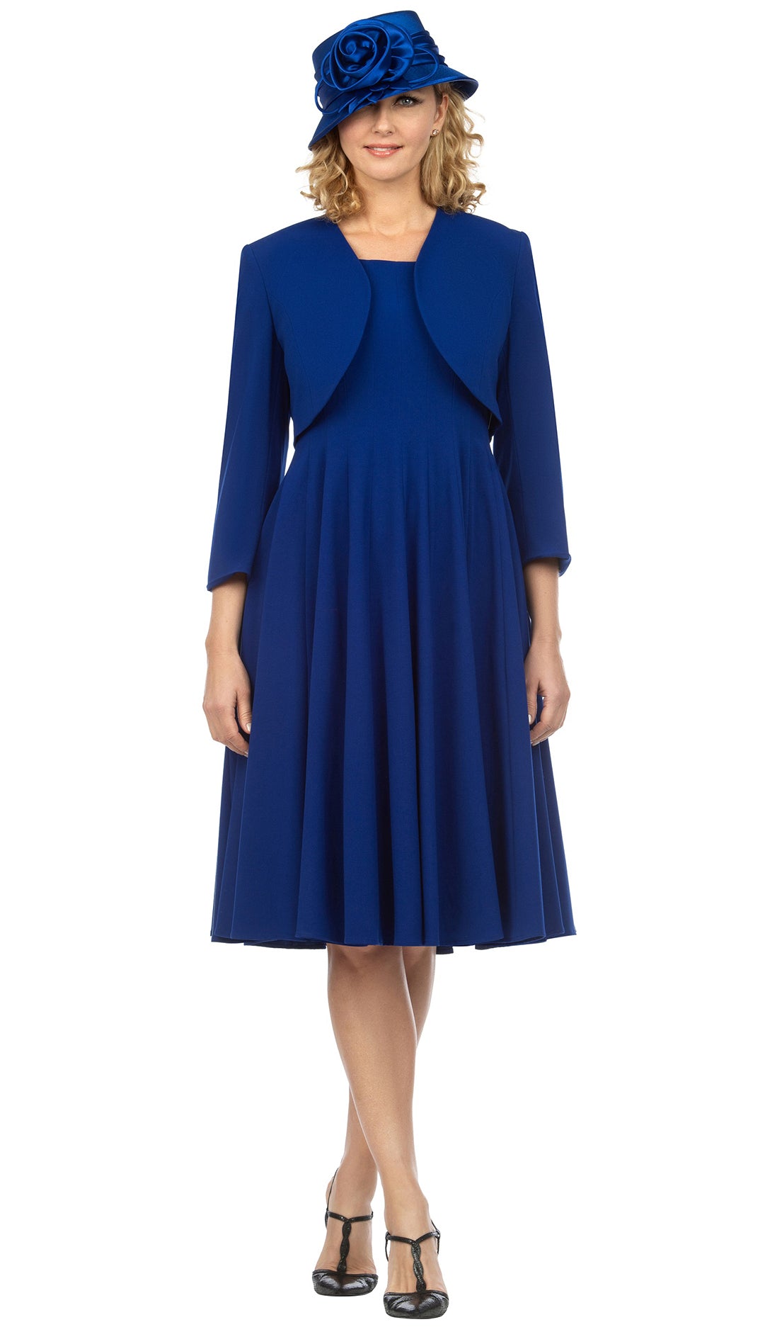 Giovanna Dress D1540-Royal Blue ...